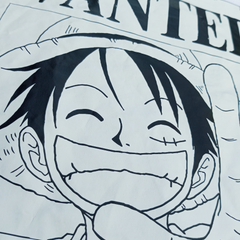 Luffy Wanted t-shirt (100% cotton) Export Quality