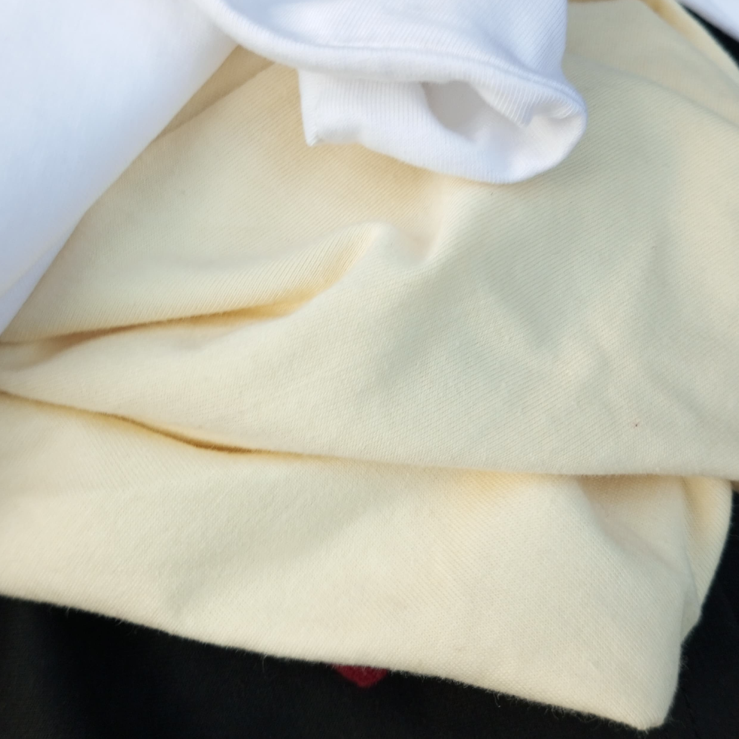 Plain Light Yellow t-shirt (100% cotton) Export Quality