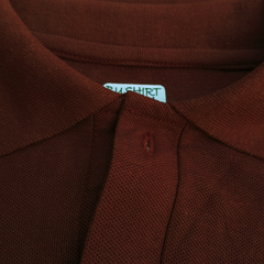 Brown Pique Polo t-shirt