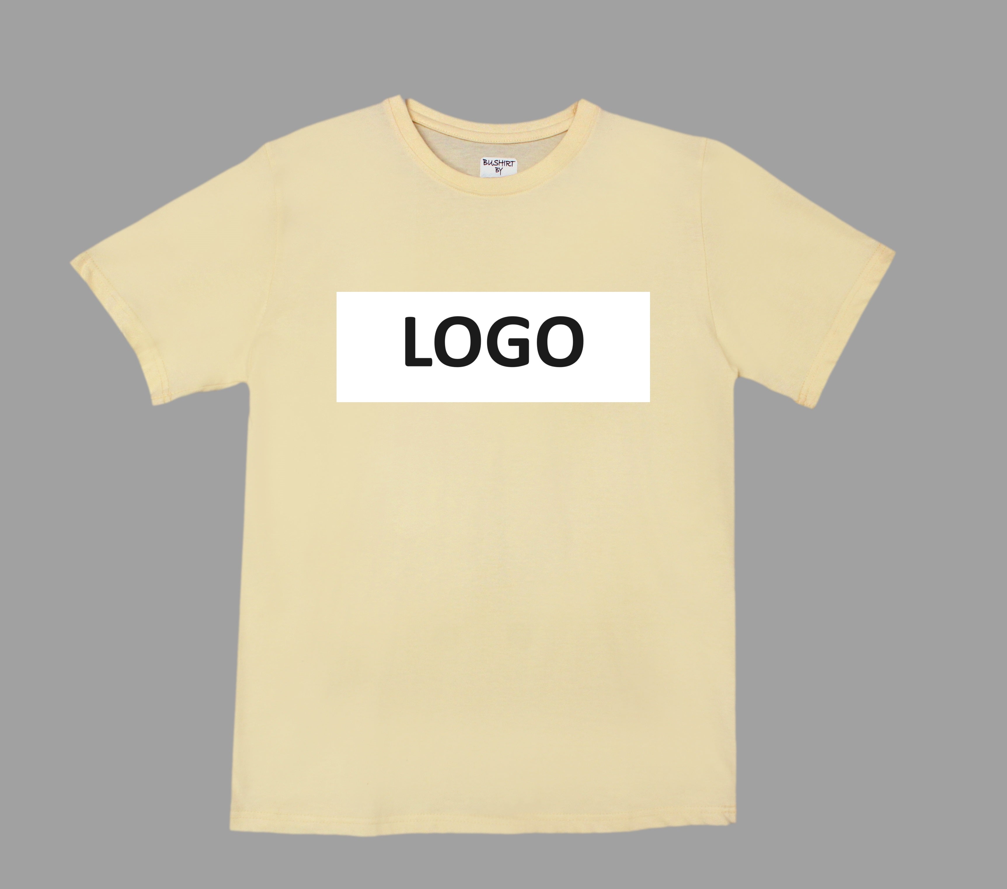 Customized Rectangle Print (Front or Back) t-shirt (100% cotton) Export Quality