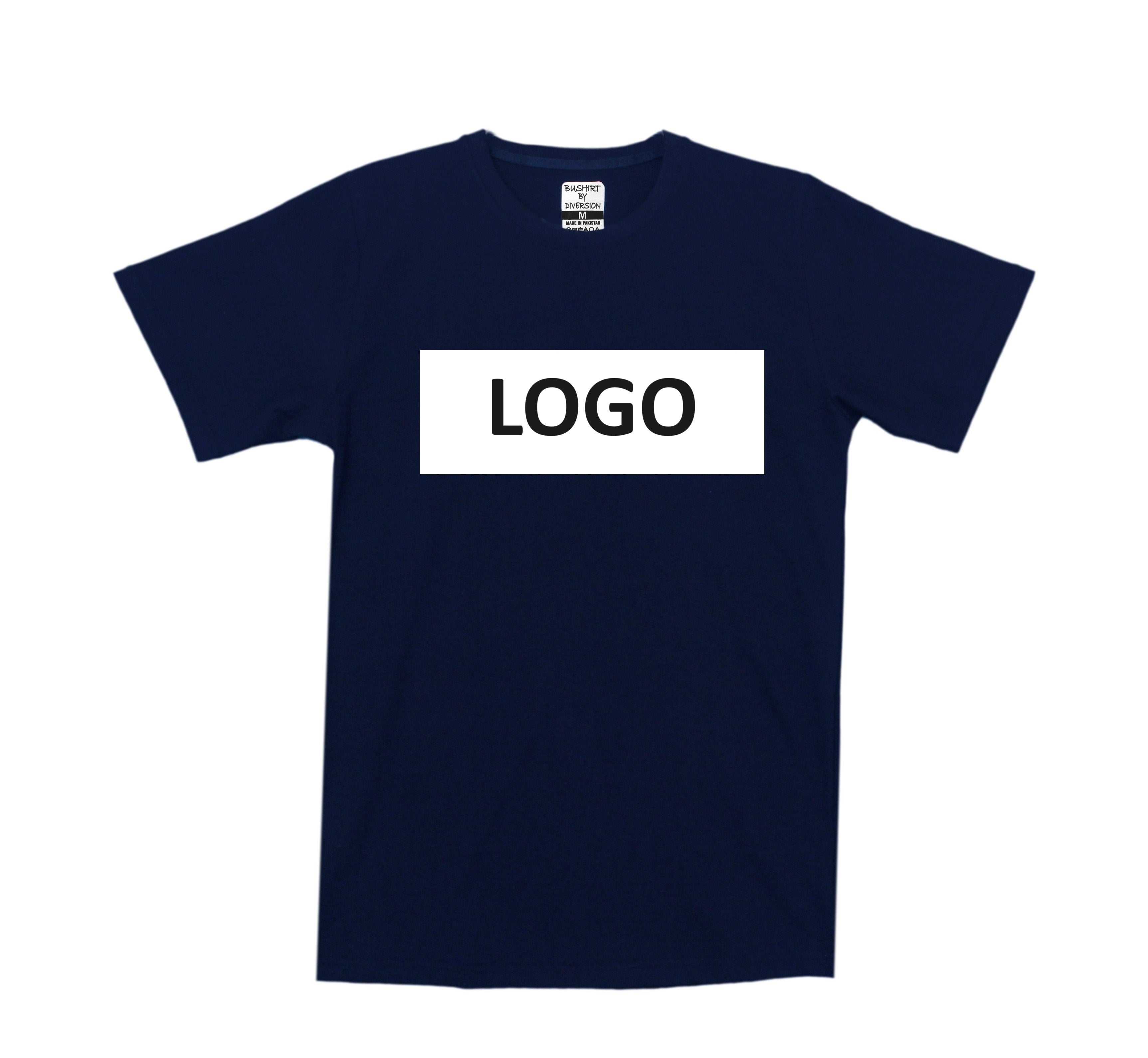 Customized Rectangle Print (Front or Back) t-shirt (100% cotton) Export Quality