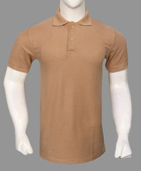 Beige Pique Polo t-shirt