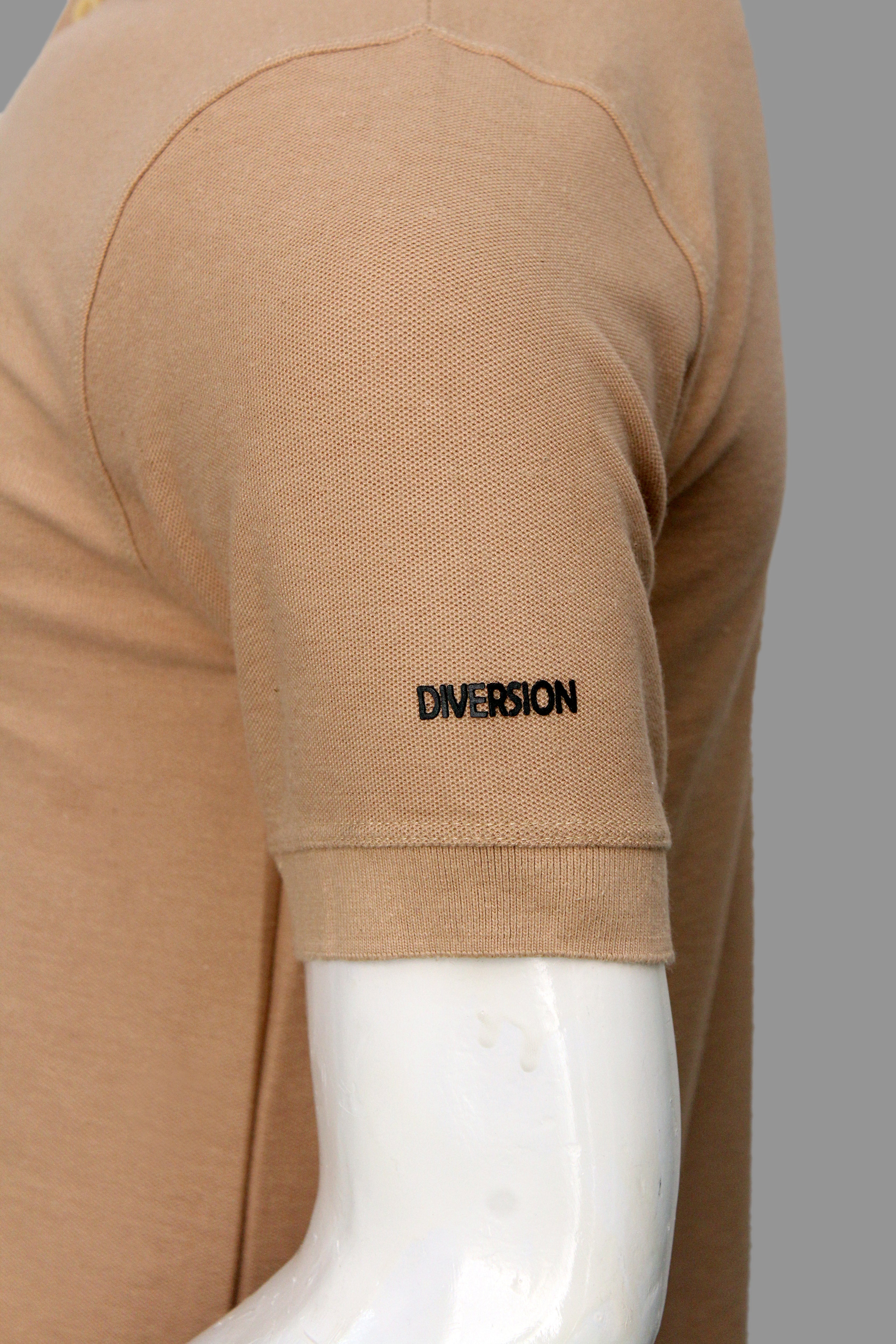 Beige Pique Polo t-shirt