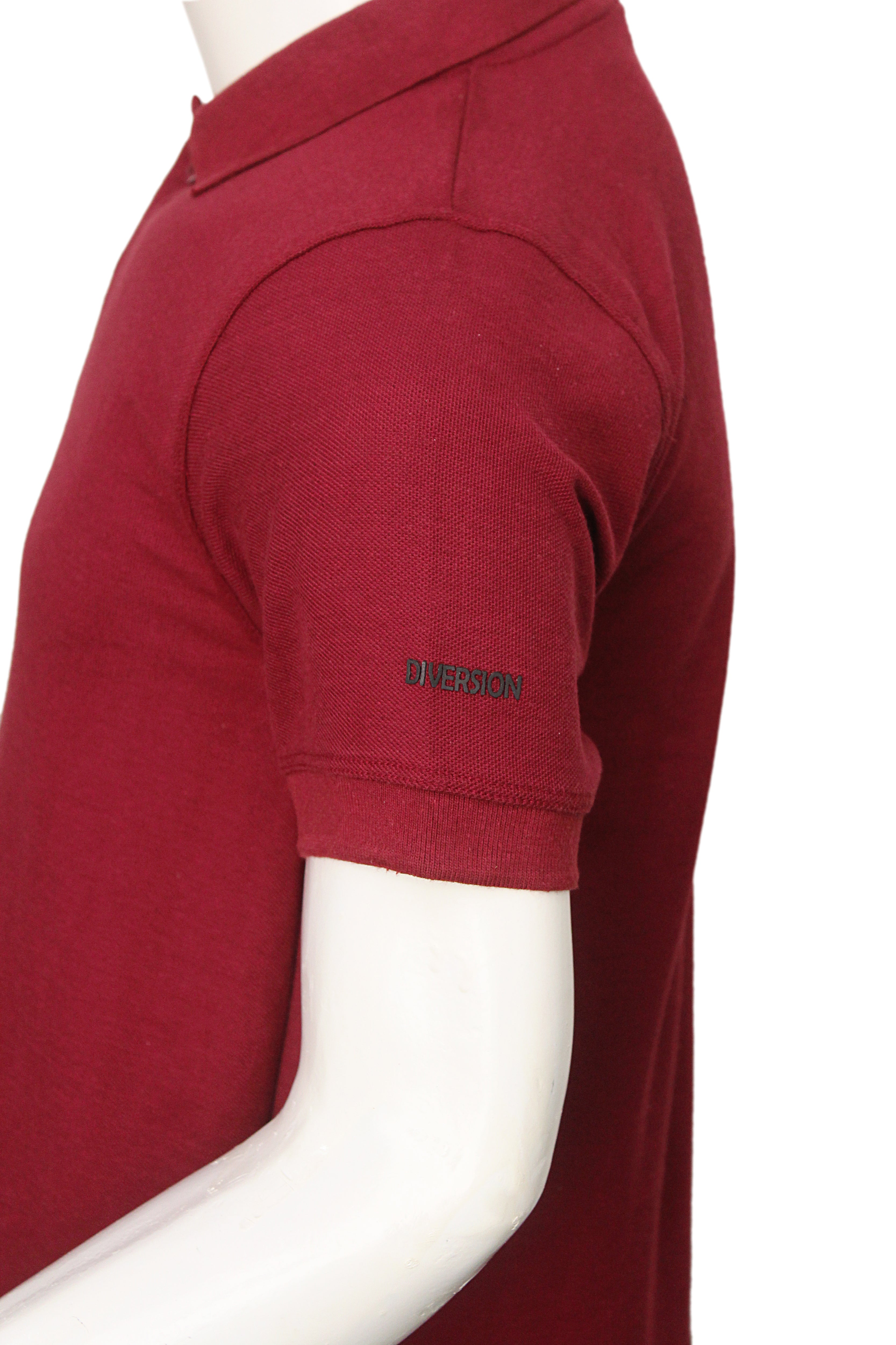 Maroon Pique Polo t-shirt