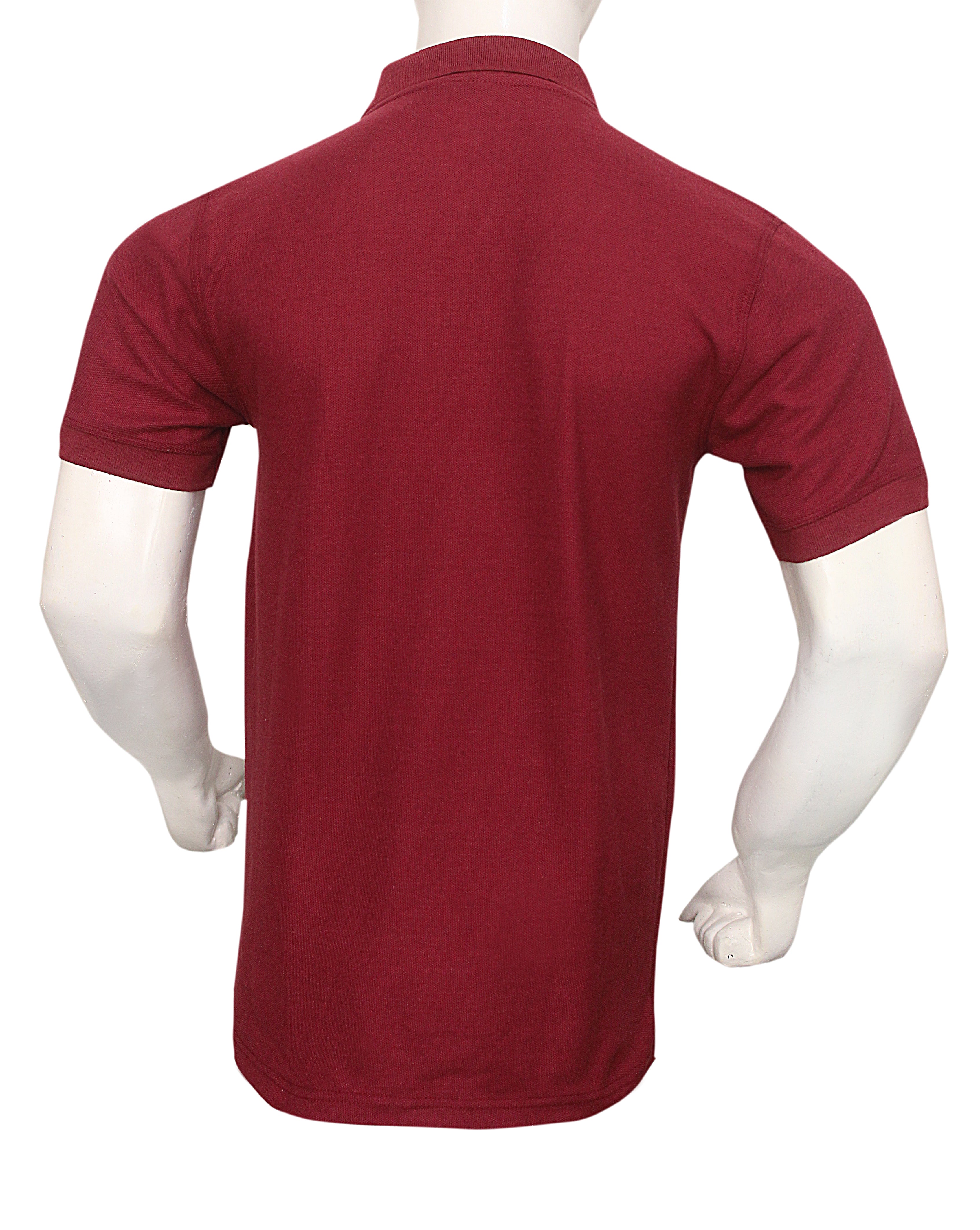 Maroon Pique Polo t-shirt