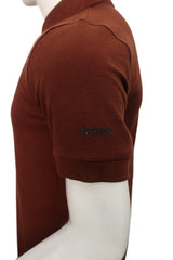 Brown Pique Polo t-shirt