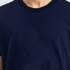 Plain Navy Blue t-shirt (100% cotton) Export Quality