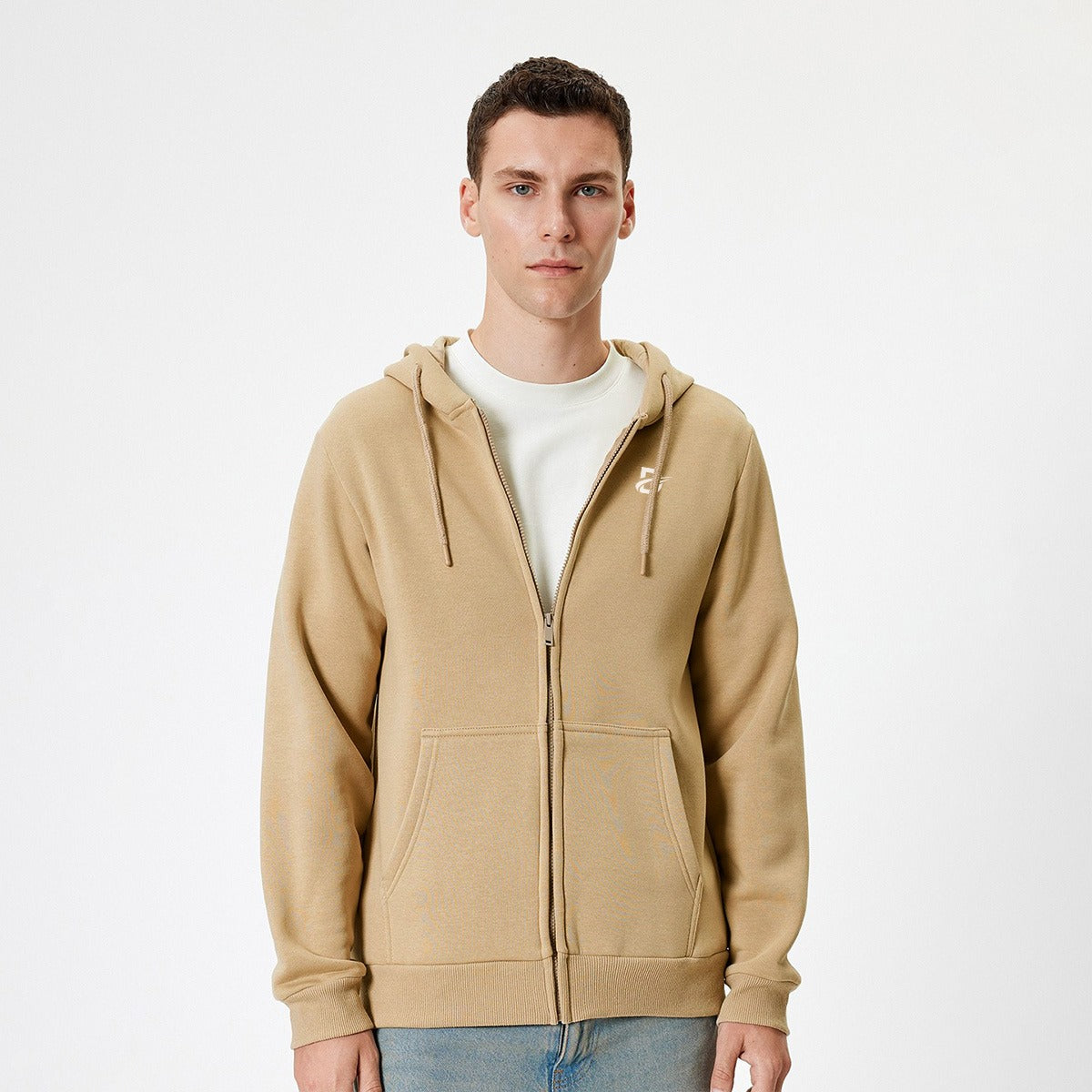 Champagne Chill Zipper Hoodie (GSM 320)